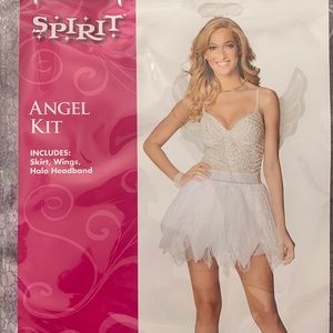 👼Adult Angel Costume w Wings & Halo👼